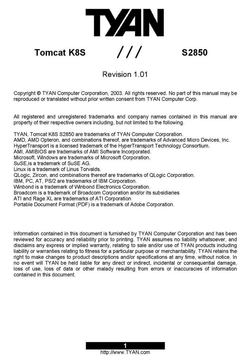 TYAN TOMCAT K8S manual