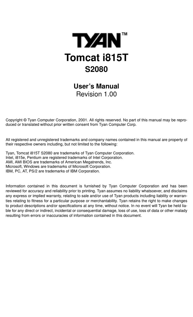 TYAN TOMCAT I815T User manual TYAN TOMCAT I815T User manual