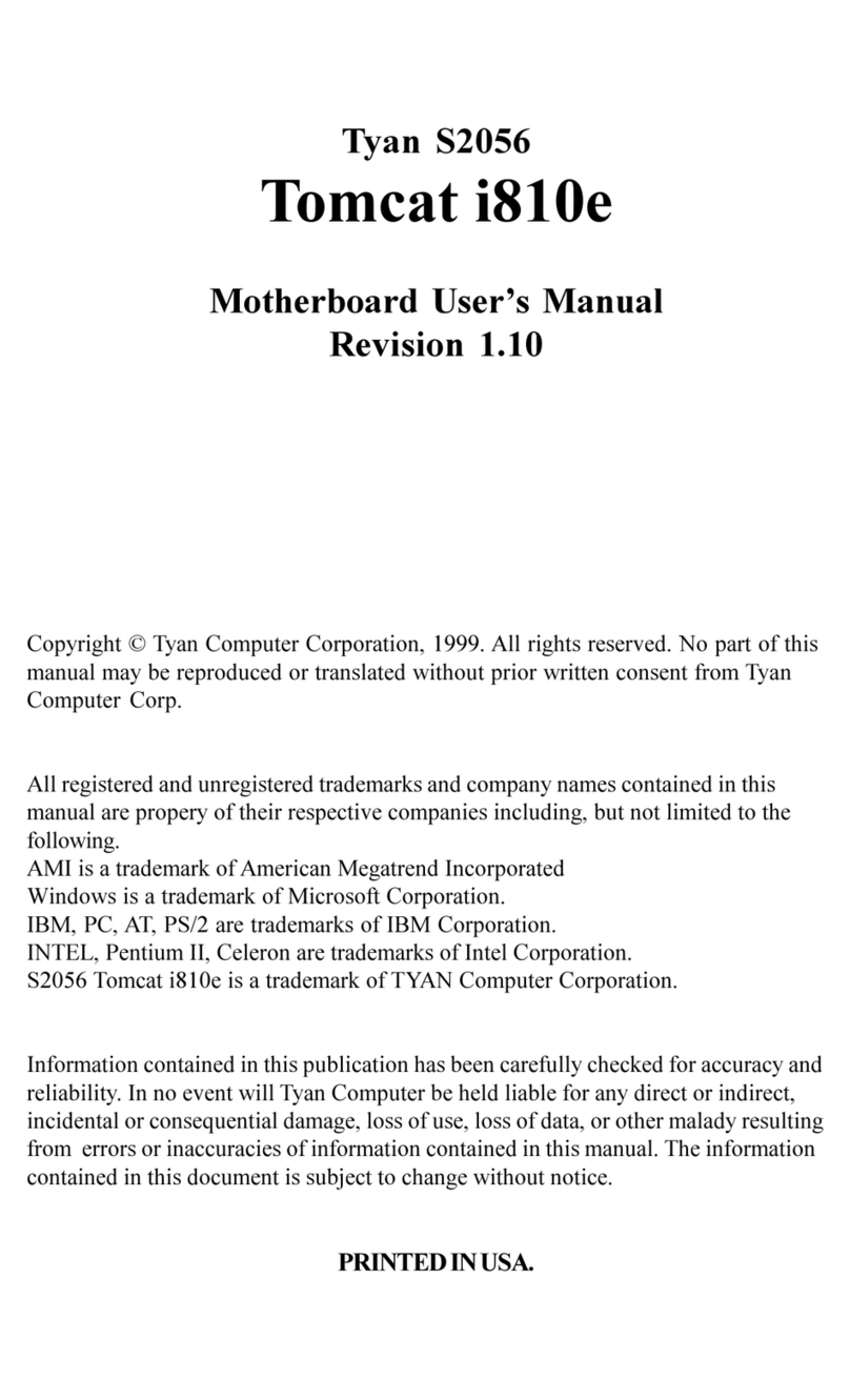 TYAN TOMCAT I810E manual
