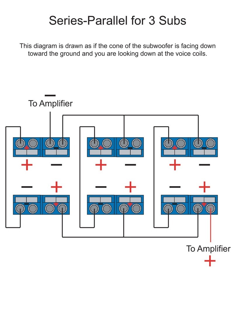 AudioBahn 3 SUB SERIES-PARALLEL - DIAGRAM manual
