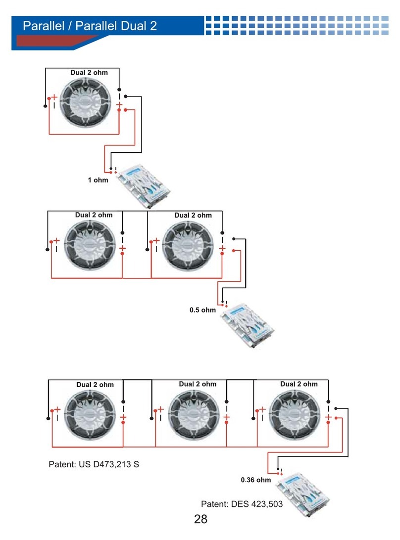 AudioBahn DUAL 2 OHM PARALLEL-PARALLEL - SCHEMA User manual