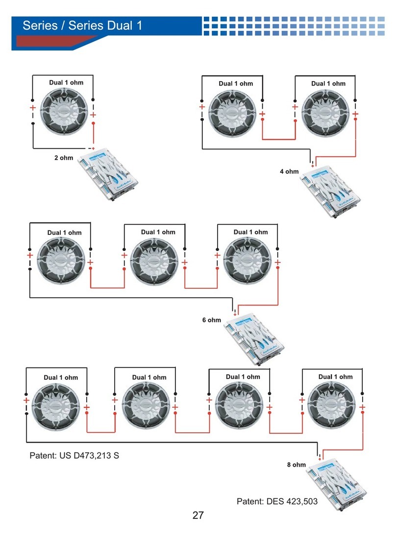 AudioBahn DUAL 1 OHM SERIES-SERIES - SCHEMA User manual