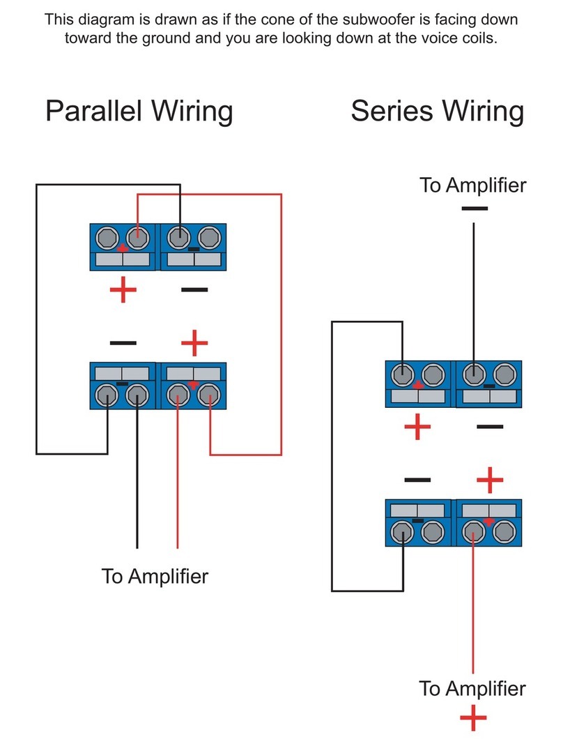 AudioBahn 1 SUB WIRING - DIAGRAM manual