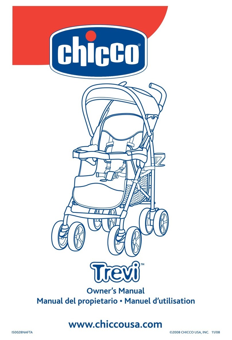 Chicco 05061479970070 - Trevi Stroller - Fuego owner's manual