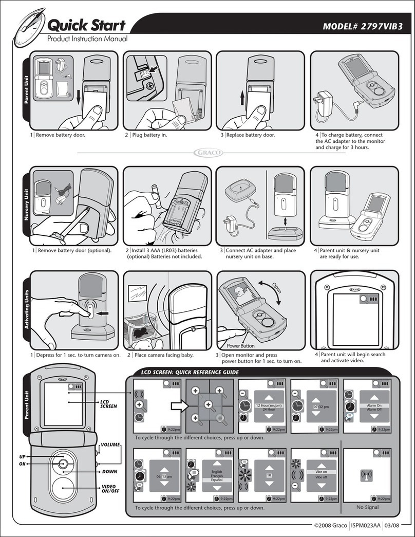 Graco 2797VIB3 - Digital Deluxe Video iMonitor instruction manual