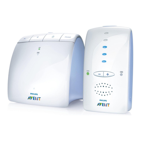 Philips AVENT SCD510 - Avent DECT Baby Monitor Monitoring... User manual