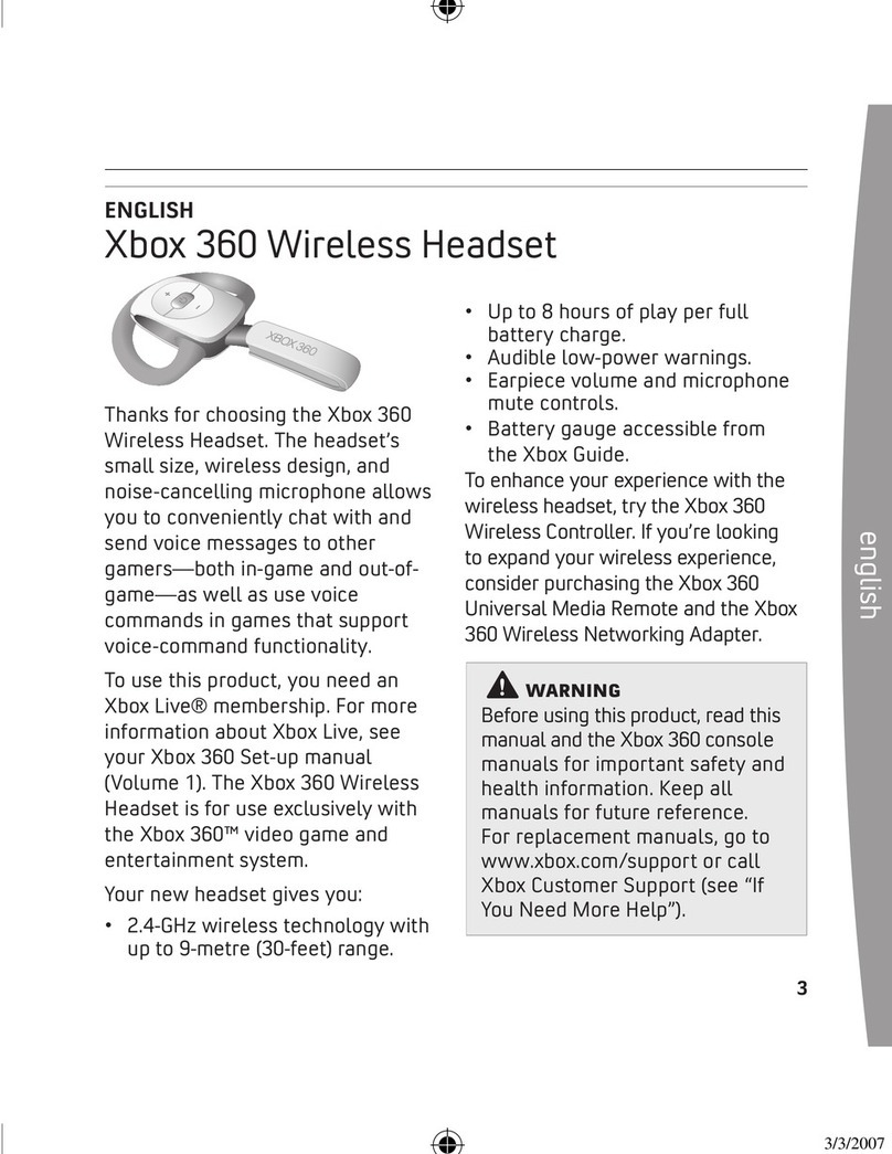 Microsoft B4E-00025 User manual