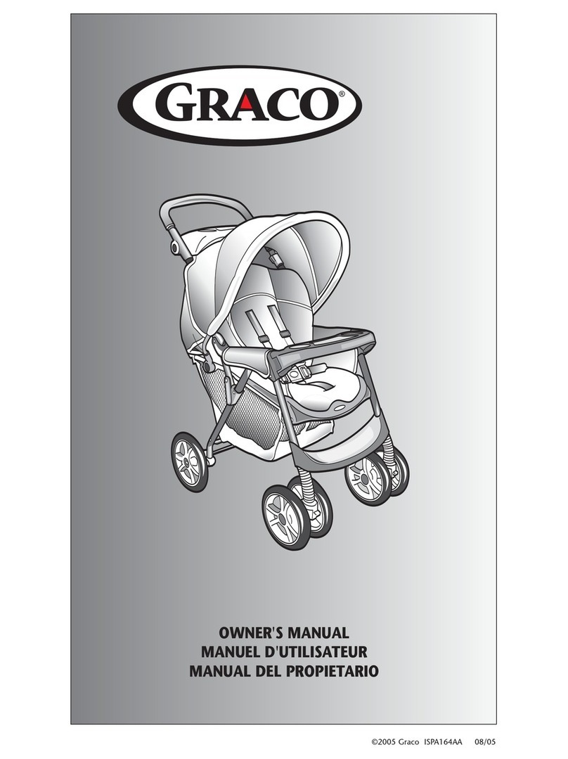 Graco 6J03RIT - Baby Classics MetroLite Stroller owner's manual