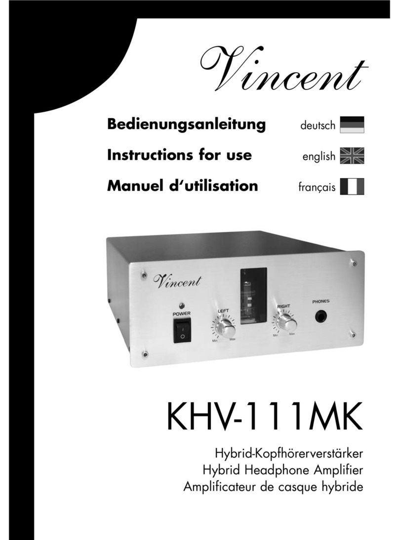 VINCENT KHV-111MK Instructions for use