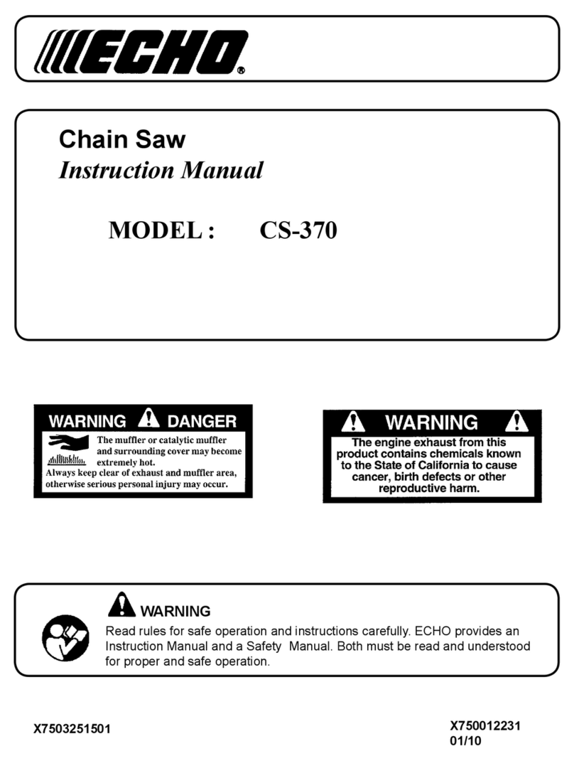 Echo CS-370 User manual