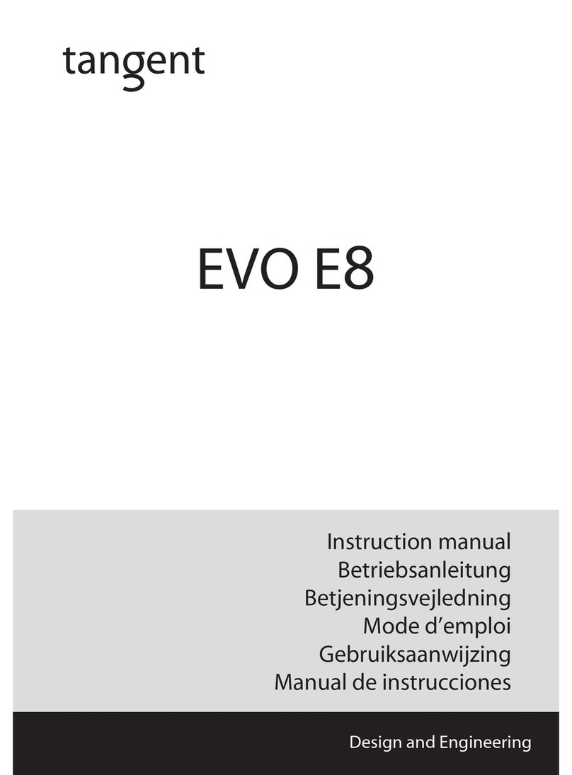 Tangent EVO E8 instruction manual
