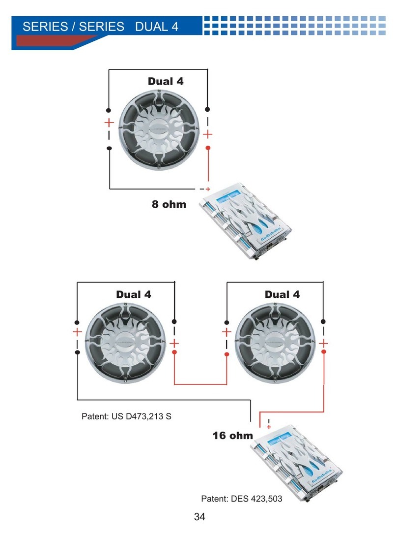 AudioBahn DUAL 4 OHM SERIES-SERIES - SCHEMA User manual