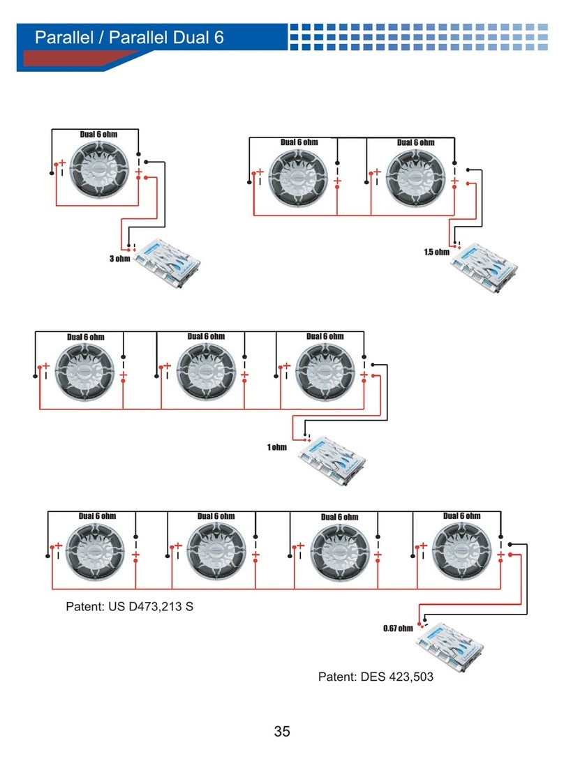 AudioBahn DUAL 6 OHM PARALLEL-PARALLEL - SCHEMA User manual