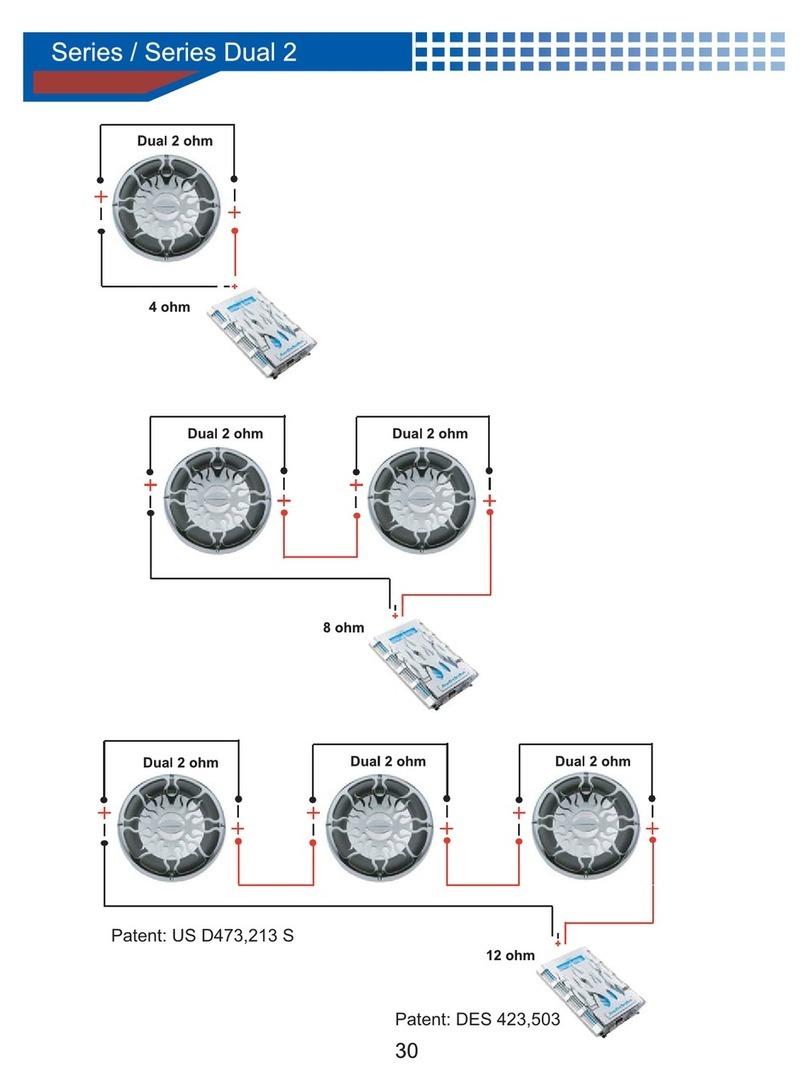 AudioBahn DUAL 2 OHM SERIES-SERIES - SCHEMA User manual