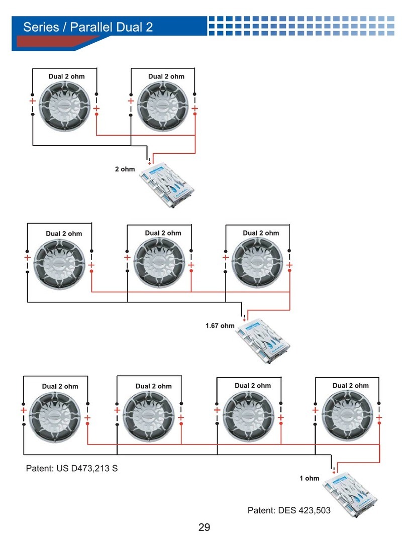 AudioBahn DUAL 2 OHM SERIES-PARALLEL - SCHEMA manual