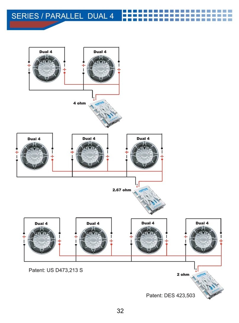 AudioBahn DUAL 4 OHM SERIES-PARALLEL - SCHEMA User manual