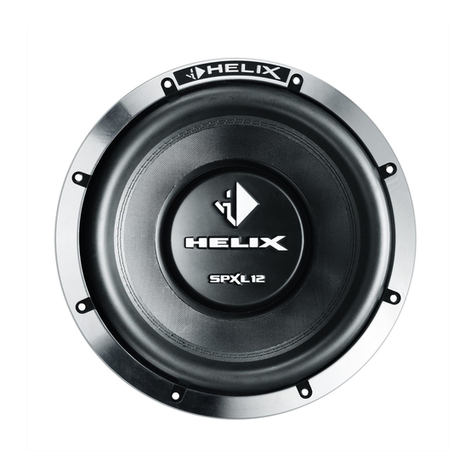 HELIX SPXL 12 User manual