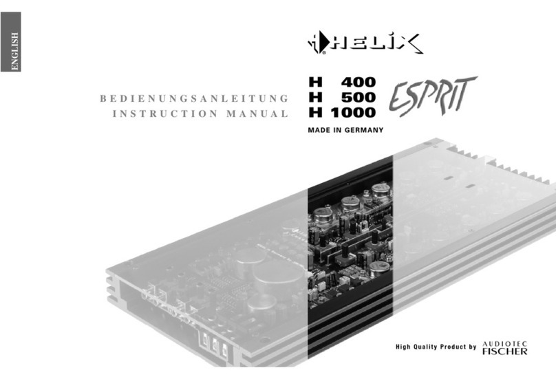 HELIX H 400 ESPRIT User manual
