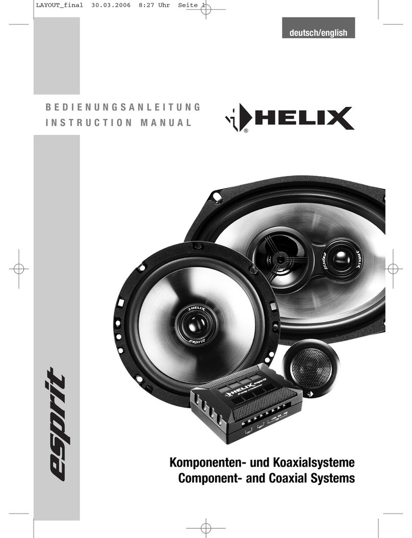HELIX ESPRIT SERIES manual