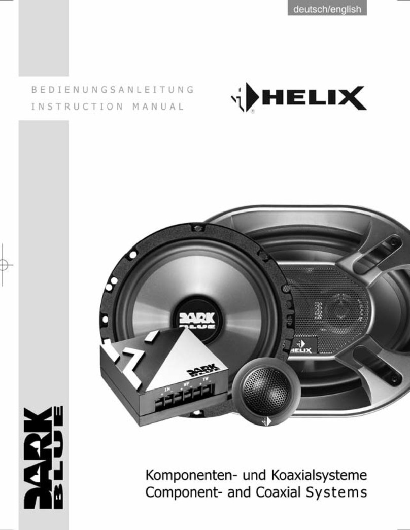 HELIX DARK BLUE User manual