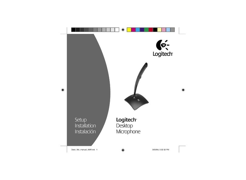 Logitech 980240-0403 - Desktop Microphone User manual Logitech 980240-0403 - Desktop Microphone User manual