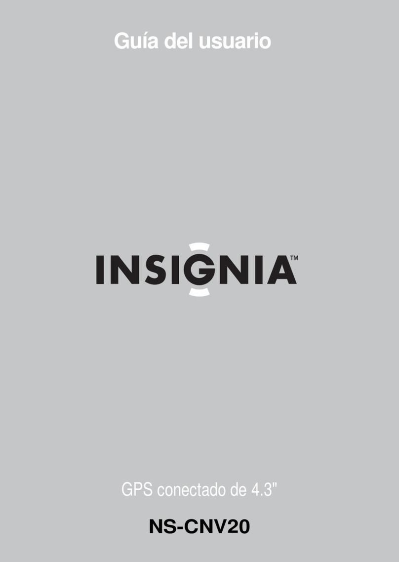 Insignia NS-CNV20 - Automotive GPS Receiver Quick start guide