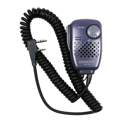 Kenwood SMC-34 - Speaker Microphone User manual