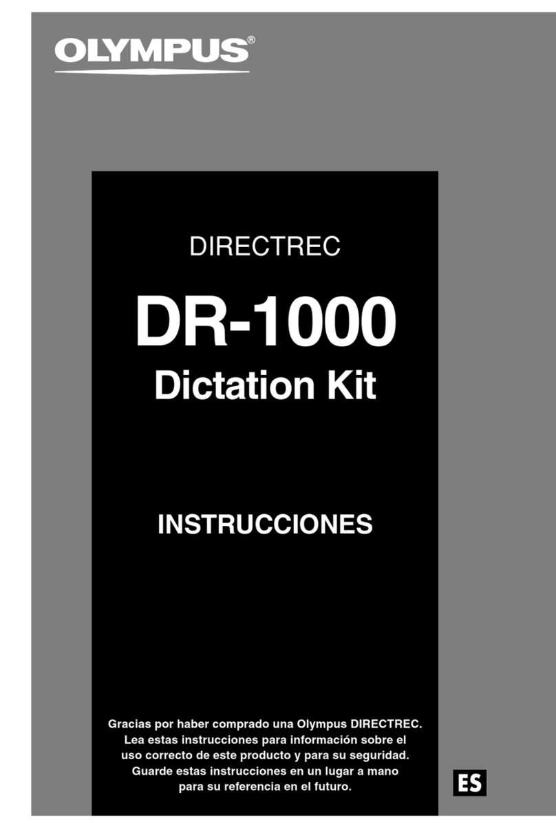 Olympus DR 1000 - Directrec Dictation Kit Setup guide