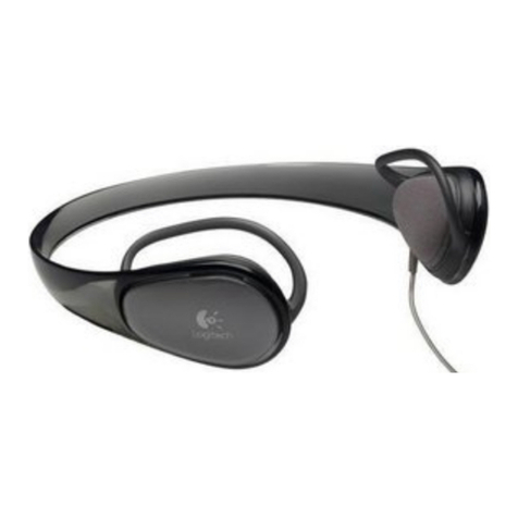 Logitech 980434-0403 - Curve Headphones For MP3 quick start guide