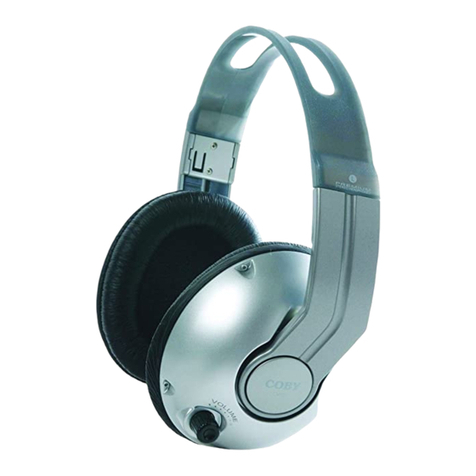 Coby CV320 - CV 320 - Headphones User manual