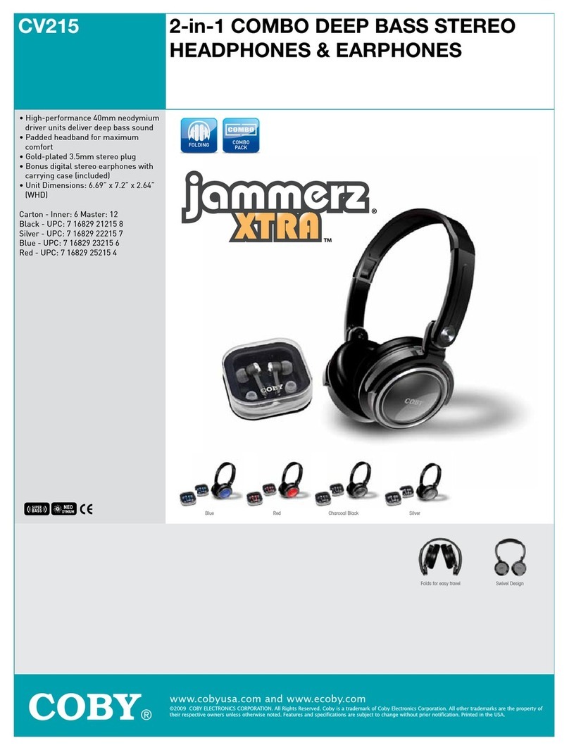 Coby Jammers XTRA CV215 User manual
