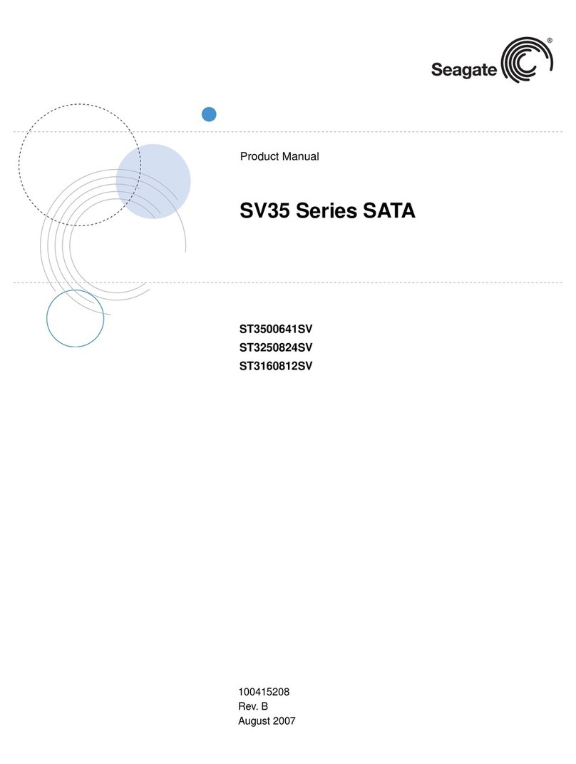 Seagate ST2000VX000 User manual Seagate ST2000VX000 User manual