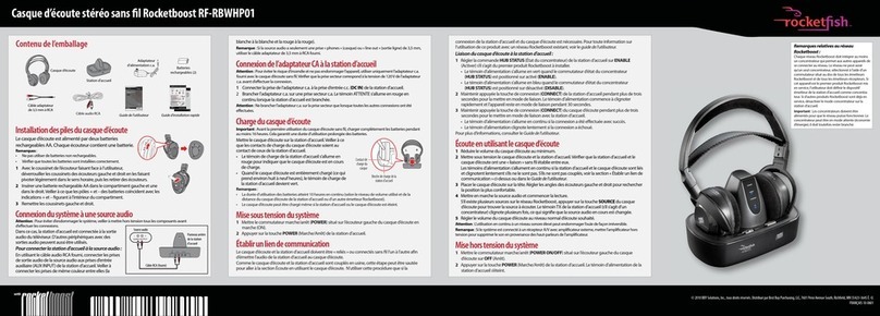 Rocket Fish ROCKETBOOST RF-RBWHP01 User manual Rocket Fish ROCKETBOOST RF-RBWHP01 User manual