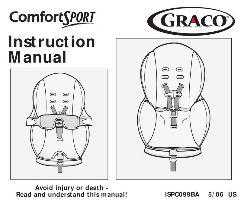 Graco 8C04WTN2 - ComfortSport Convertible Car Seat instruction manual