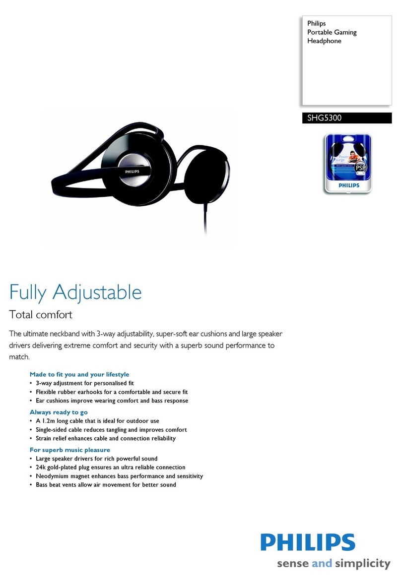 Philips SHG5300 User manual