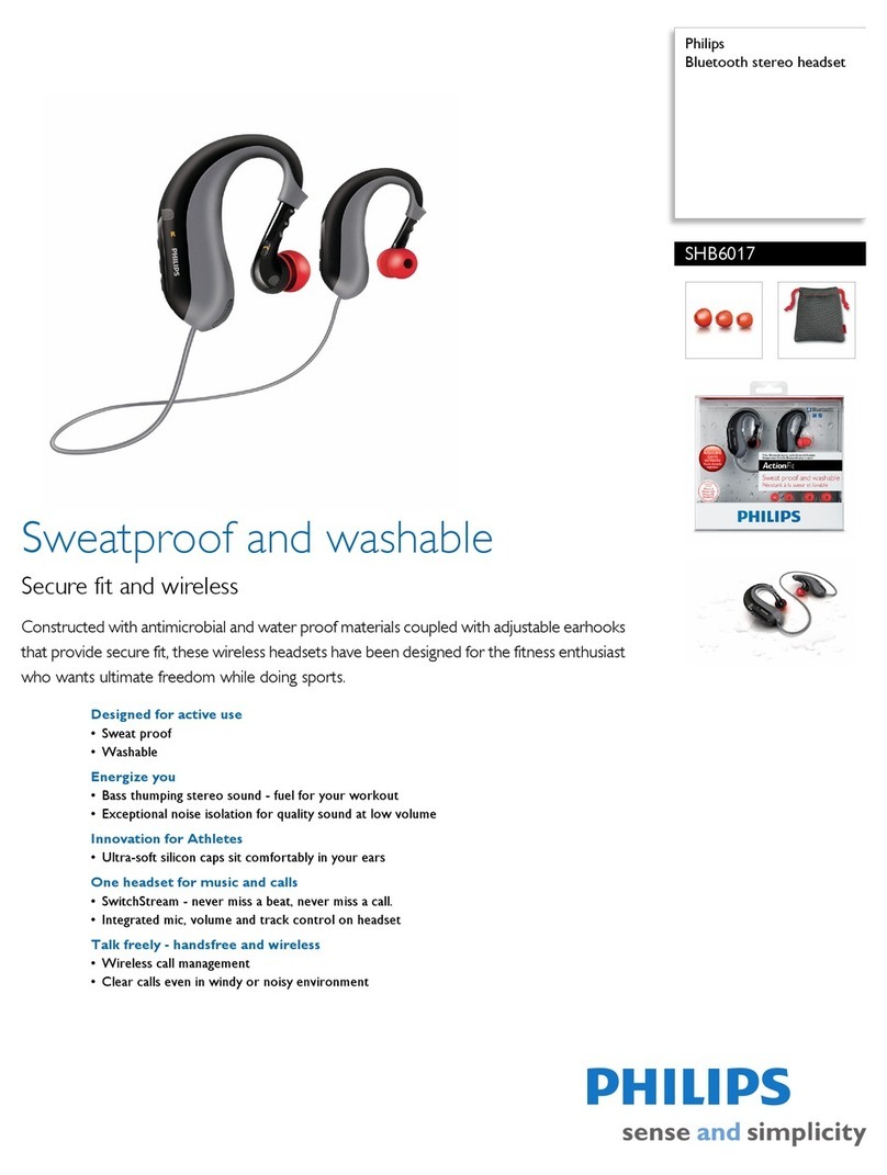 Philips SHB6017 Specifications