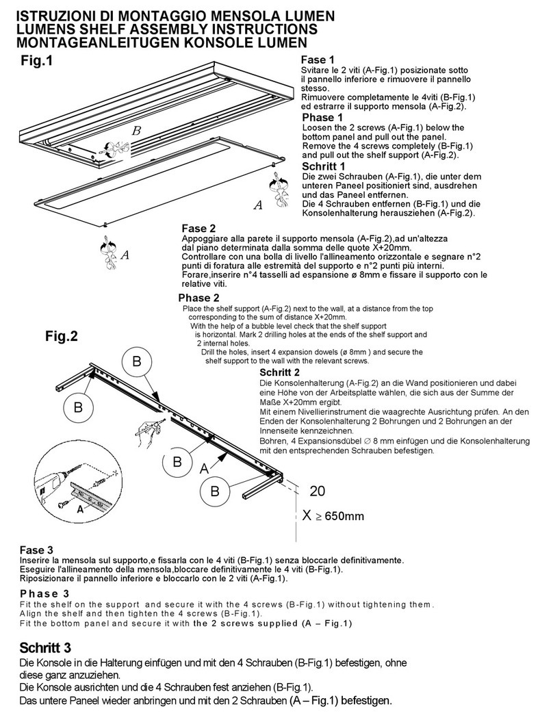 FALMEC LUMEN Assembling instructions