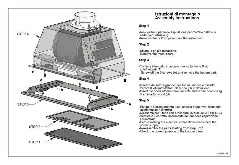 FALMEC UNIT BUILT Assembly instructions