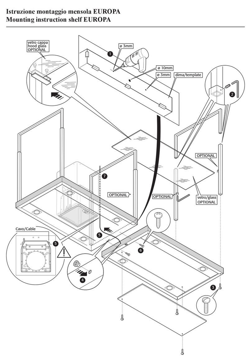 FALMEC EUROPA Mounting instruction