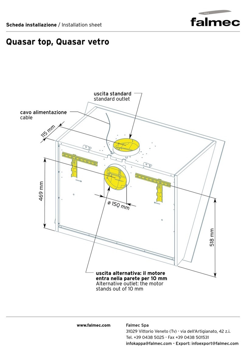 FALMEC QUASAR Assembly instructions