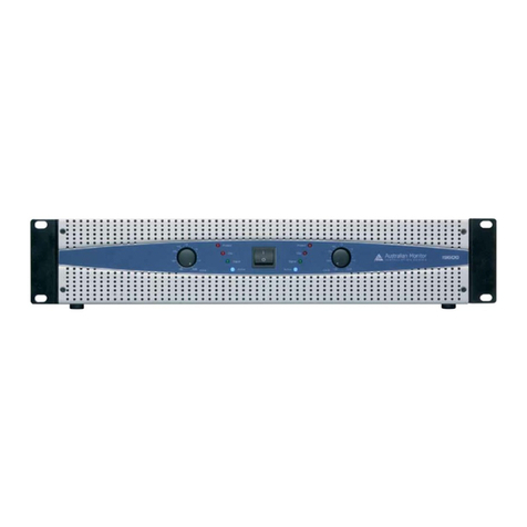 AUSTRALIAN MONITOR IS SERIES User manual