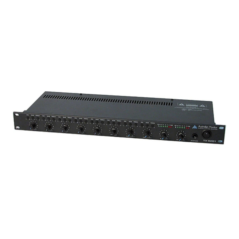 AUSTRALIAN MONITOR TX8201 operating manual
