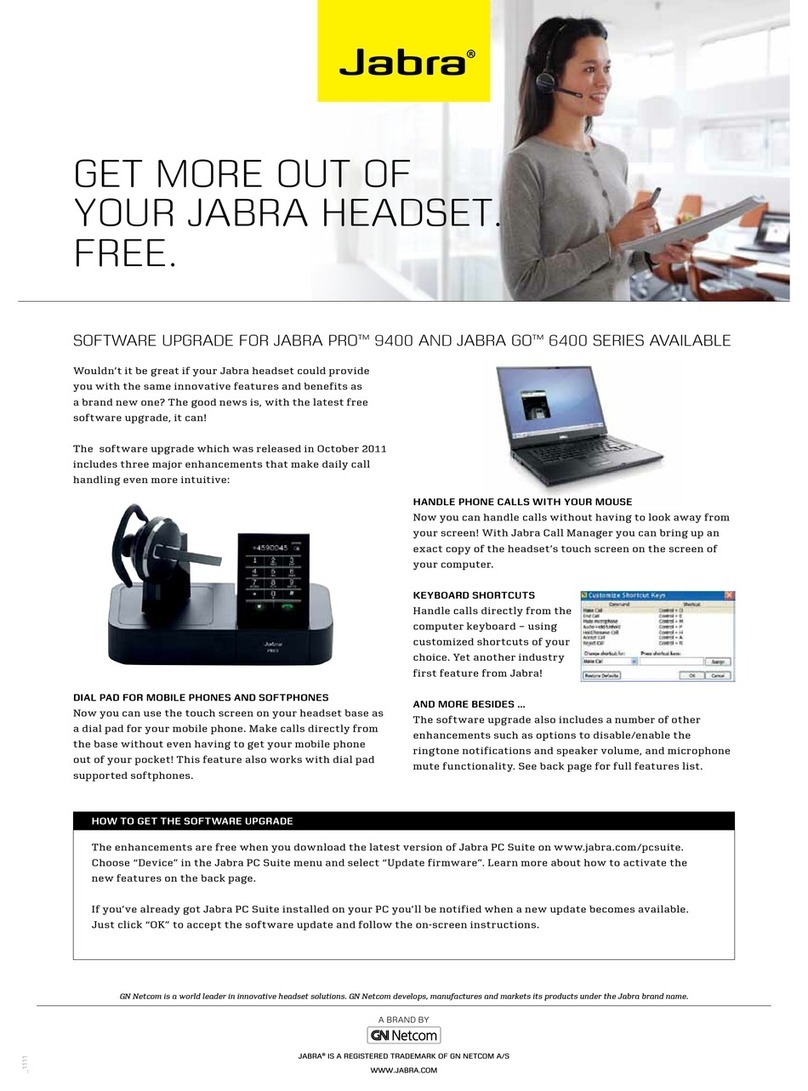 Jabra PRO 9450 datasheet