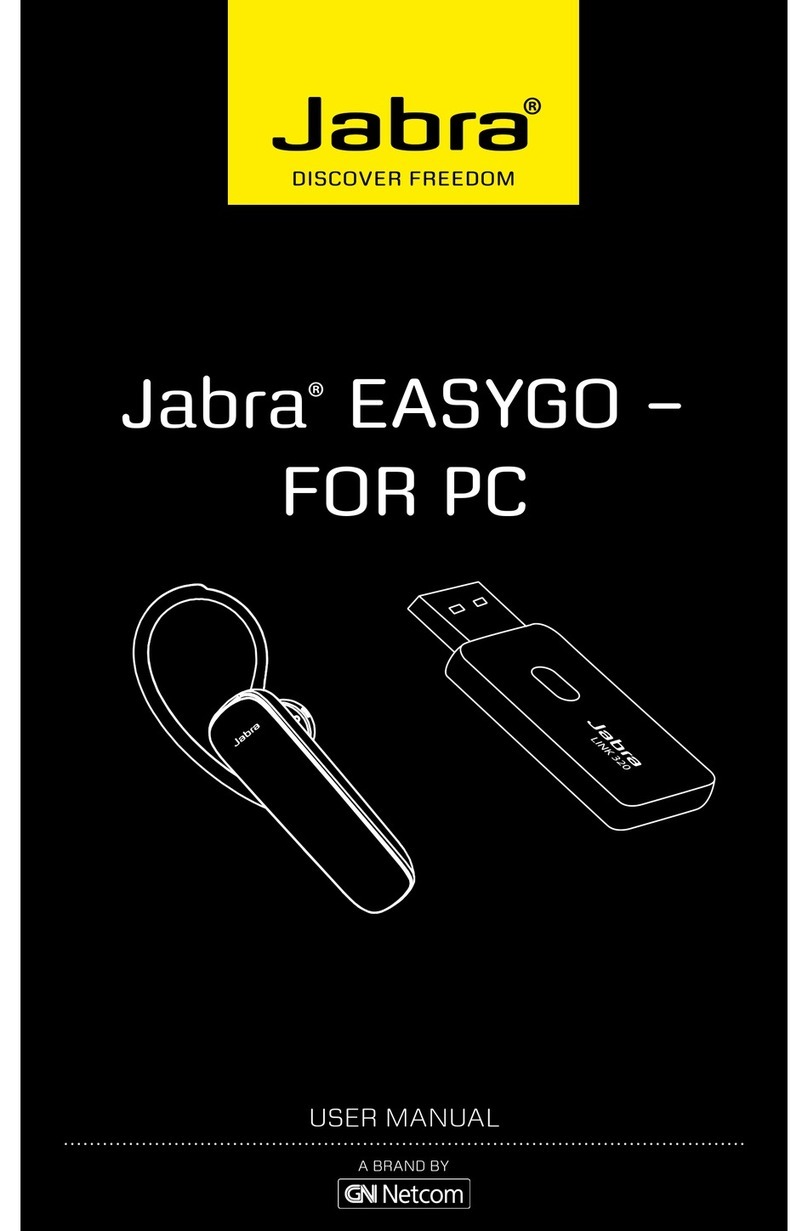 Jabra EASYGO FOR PC user manual