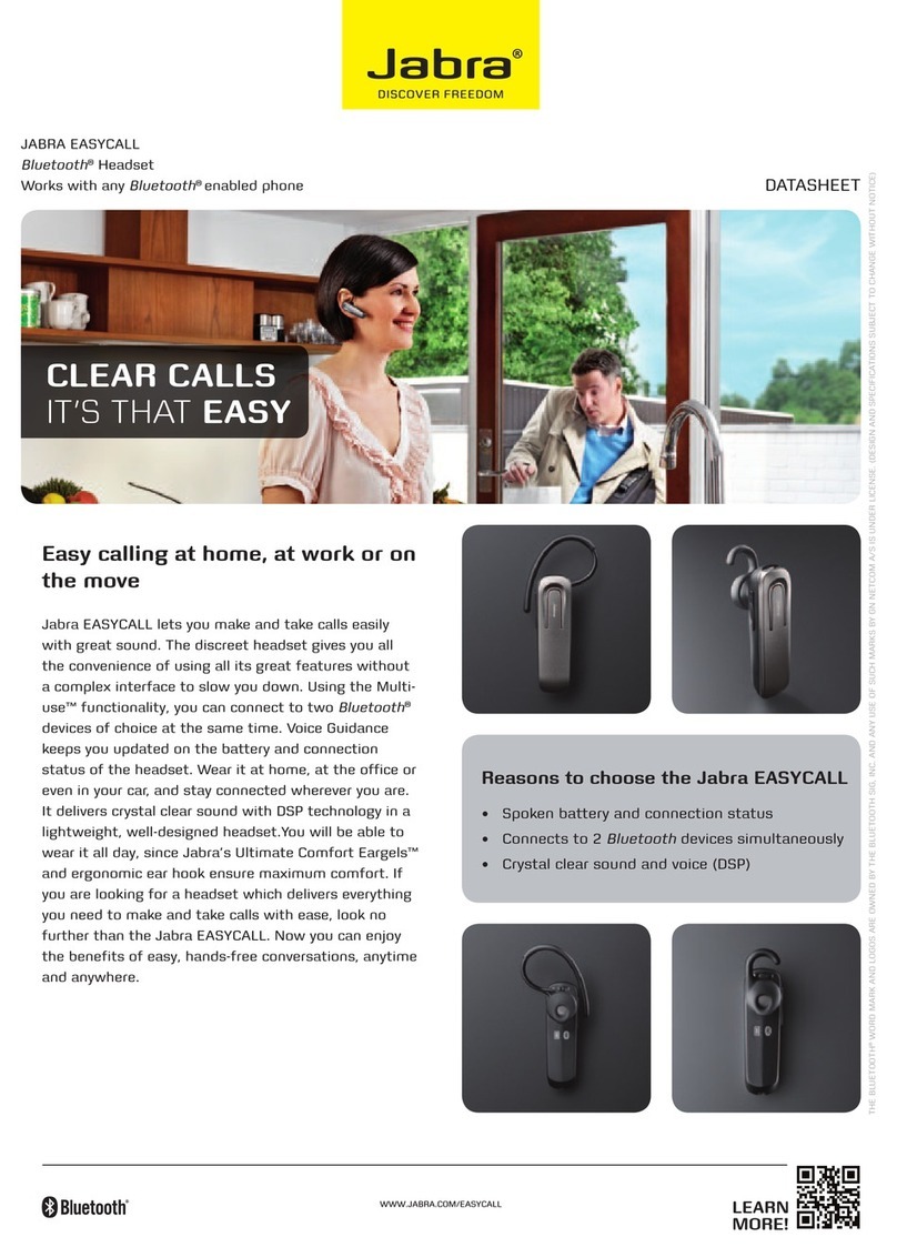 Jabra EASYCALL quick start guide