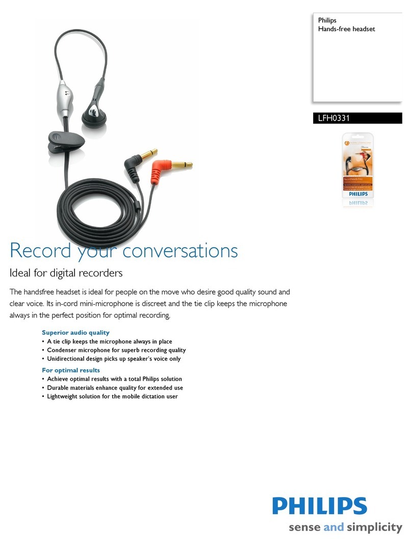 Philips LFH0331 Specifications