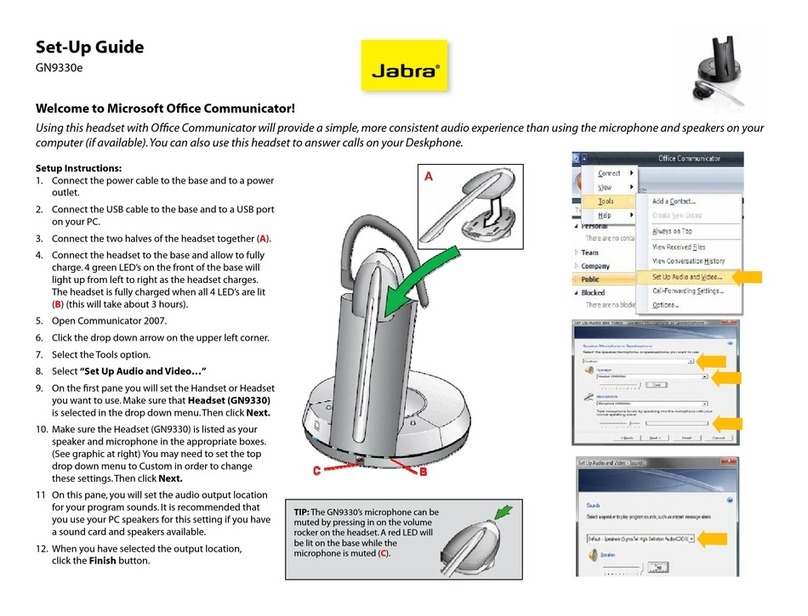 Jabra GN9330e - USB - Headset User manual