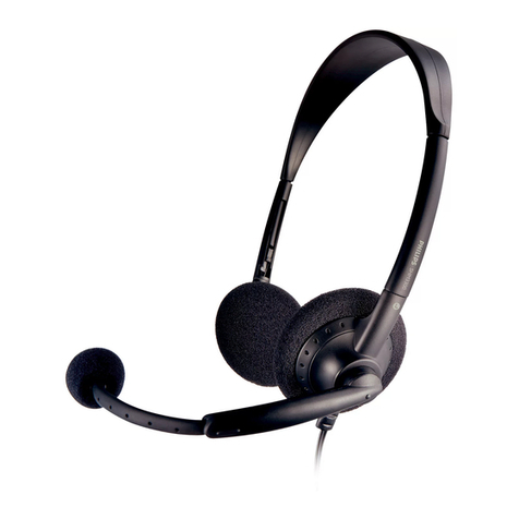 Philips SHM3300 - Headset - Semi-open manual