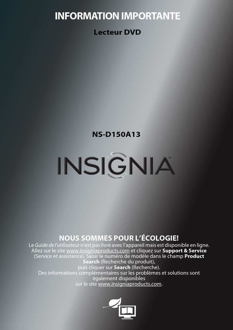 Insignia NS-D150A13 Owner's manual