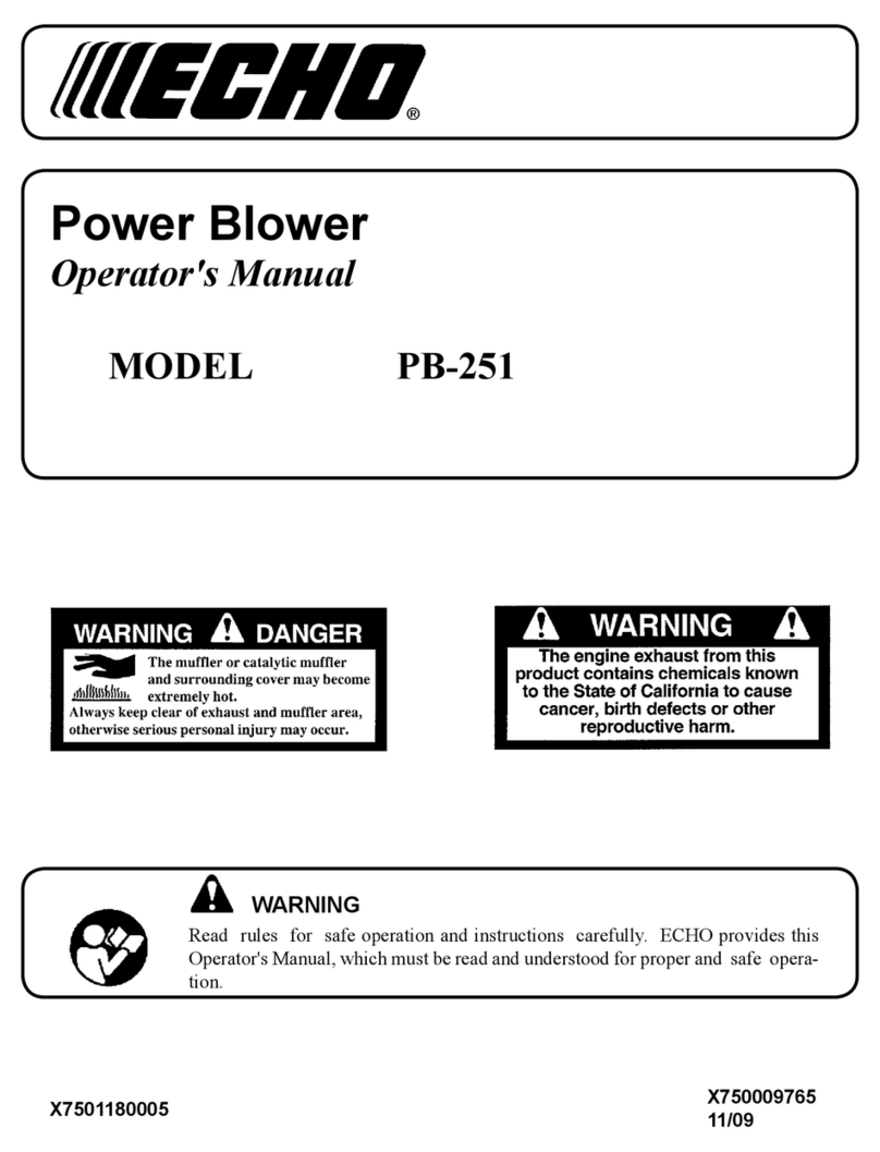 Echo PB-251 - 11-09 User manual